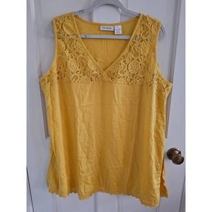 NWOT CW Classics rayon tank, sz 1X